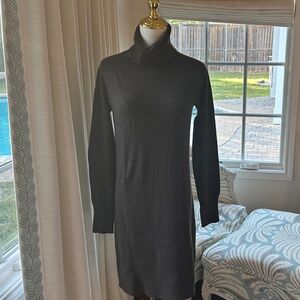 Veronica Beard Brown Cashmere Turtleneck Dress